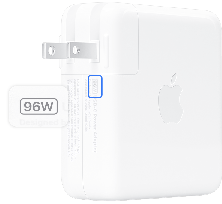 macbook air charger wattage