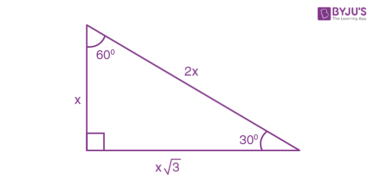 30 60 90 theorem formula