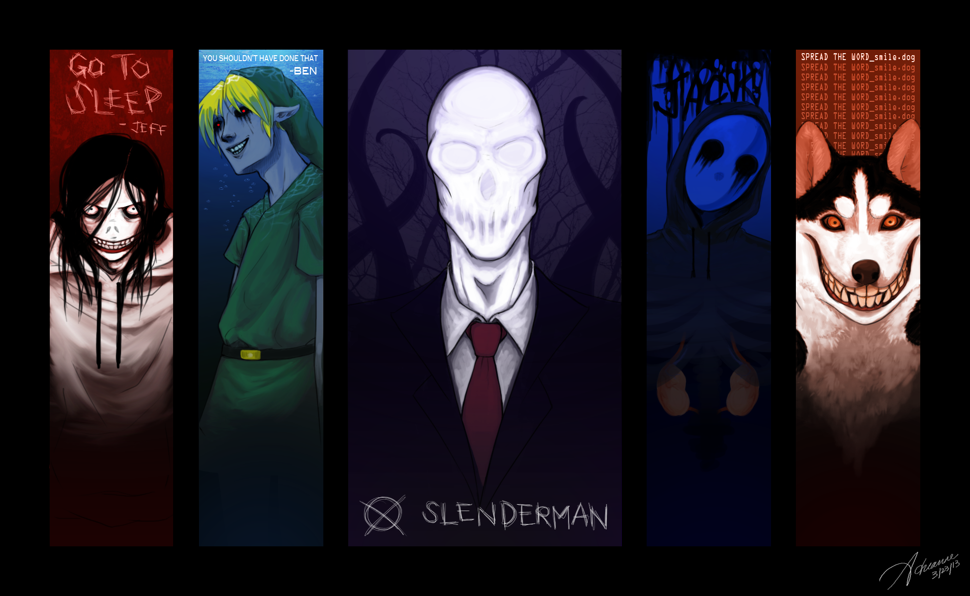 creepypasta wallpaper