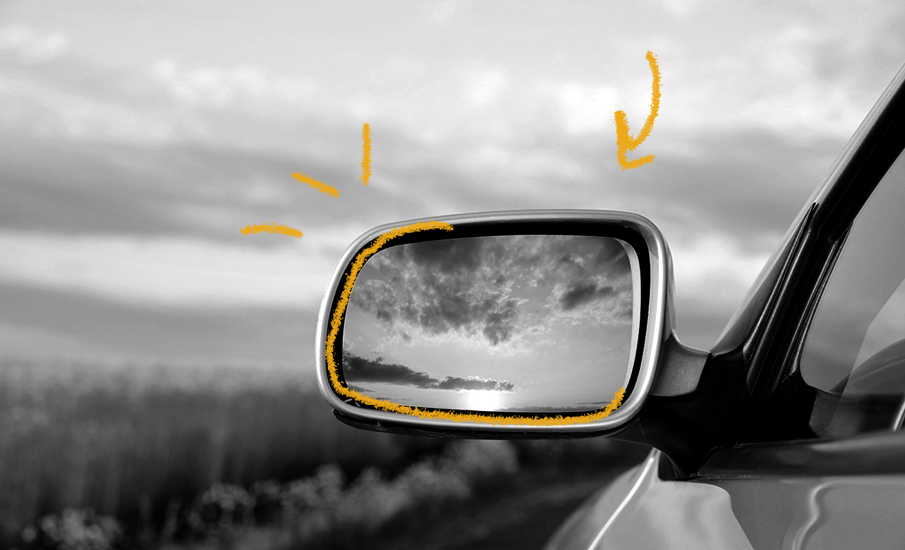 who invented rear view mirror