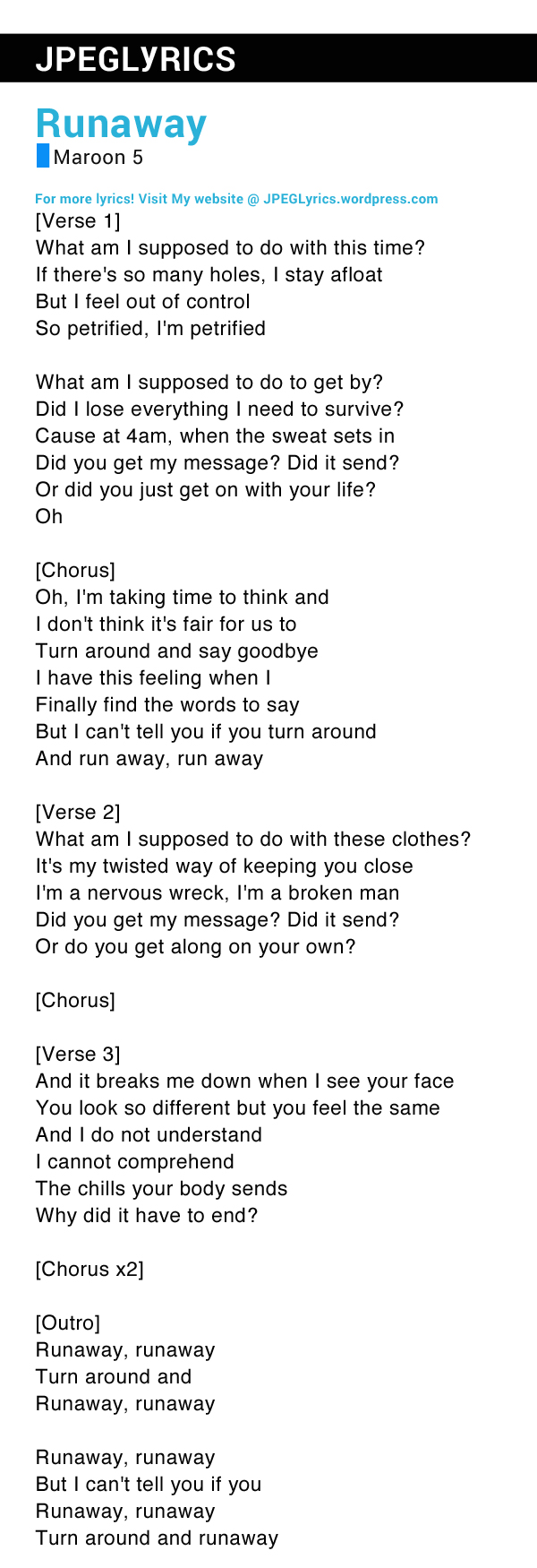 runaway lyrics