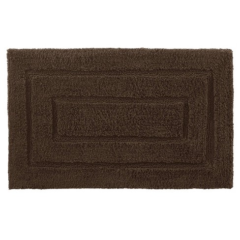 bath rugs brown