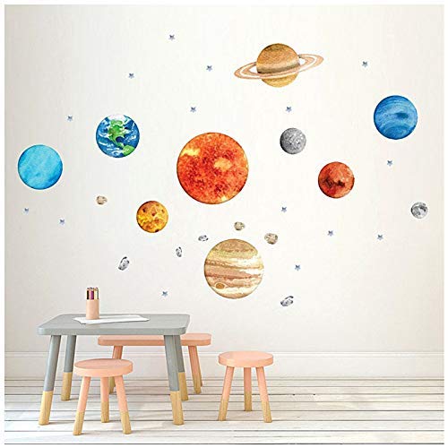 solar system wall stickers