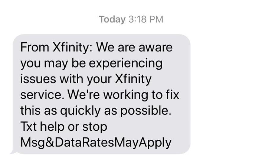 comcast outage