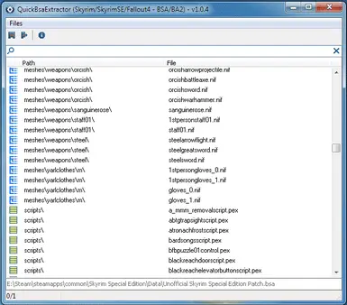 bsa unpacker skyrim se