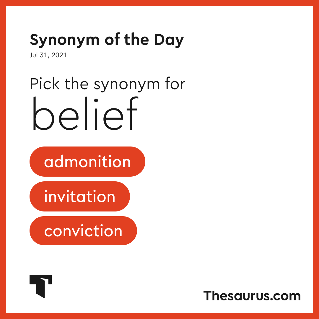 conviction synonym