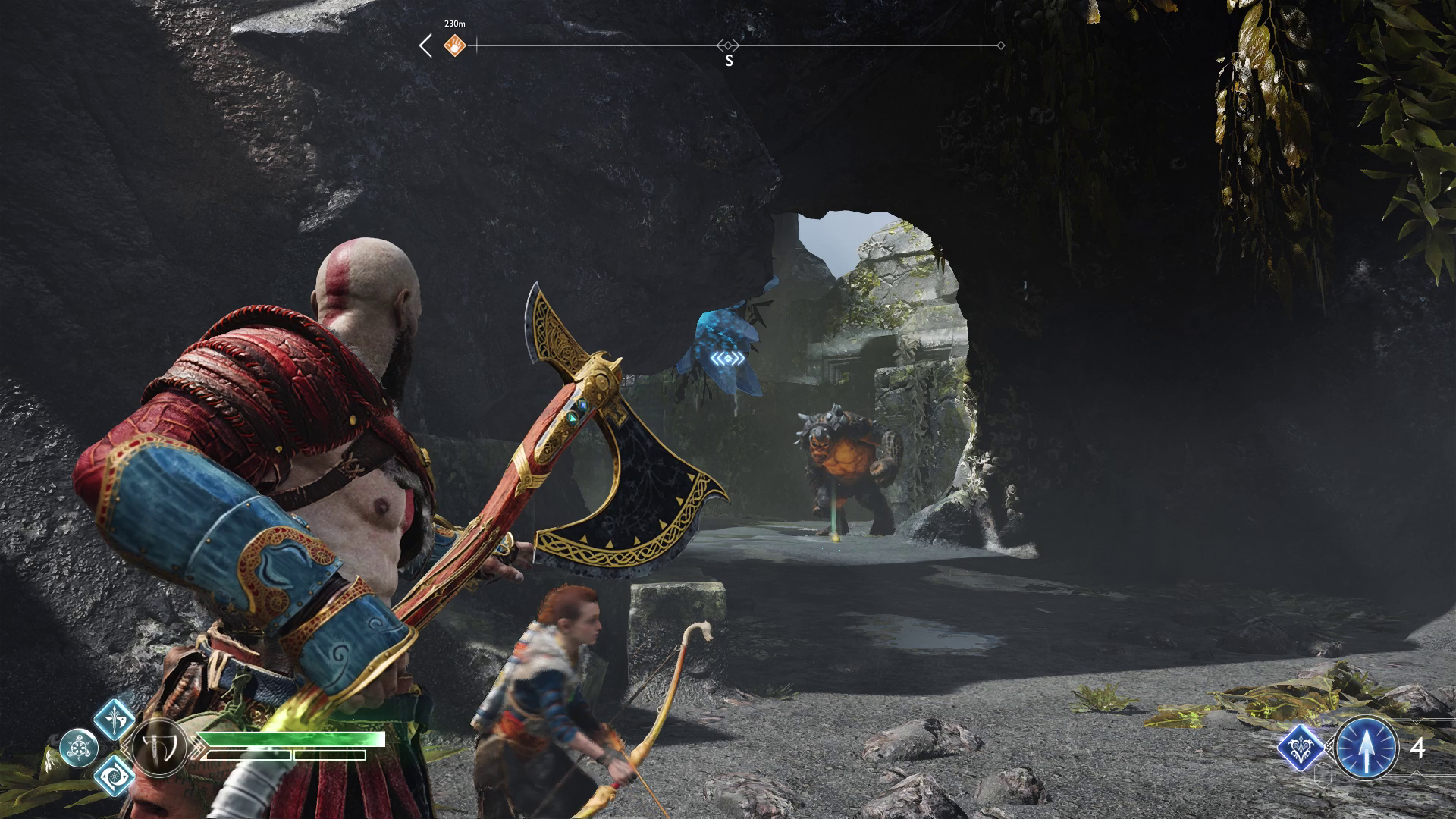 god of war 4 light elf outpost