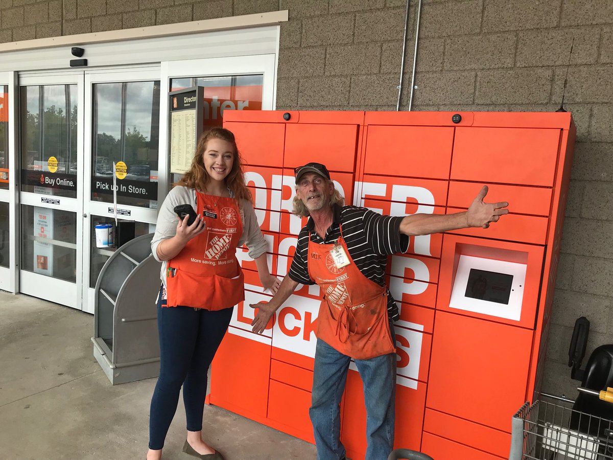 home depot lockers