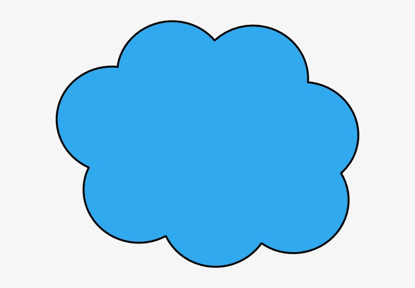 clip art blue clouds