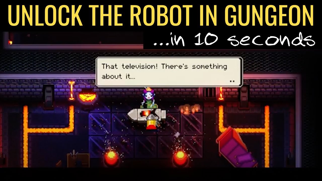 how to unlock robot gungeon