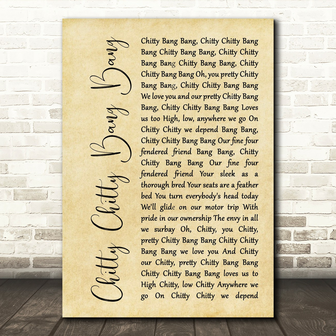 lyrics to chitty chitty bang bang