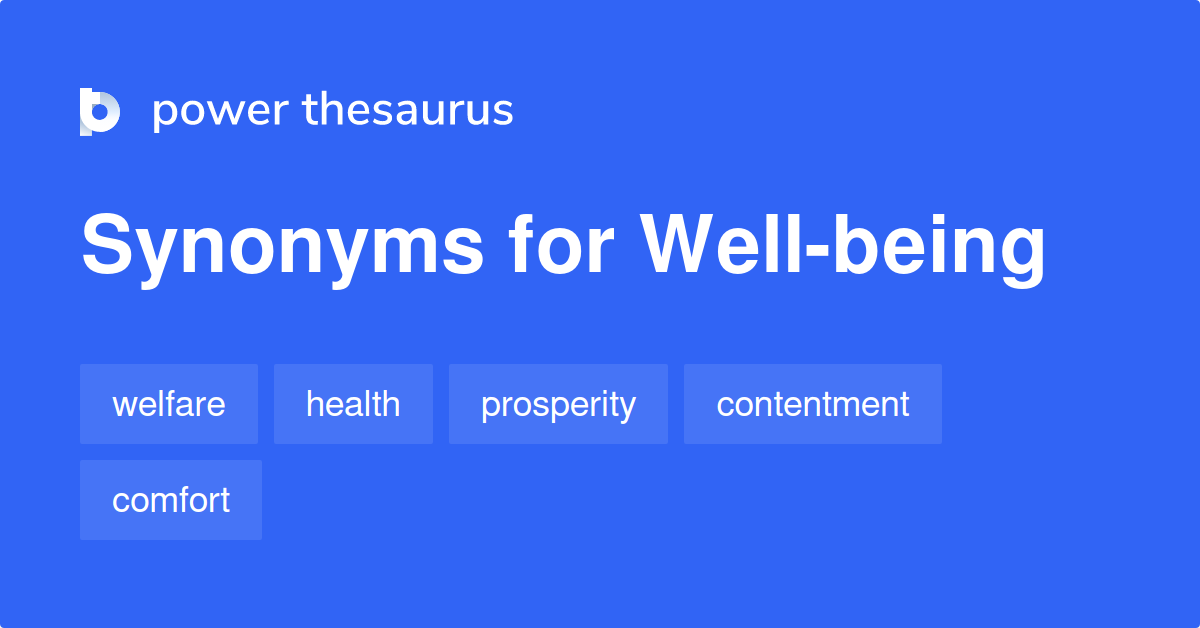 wellness thesaurus