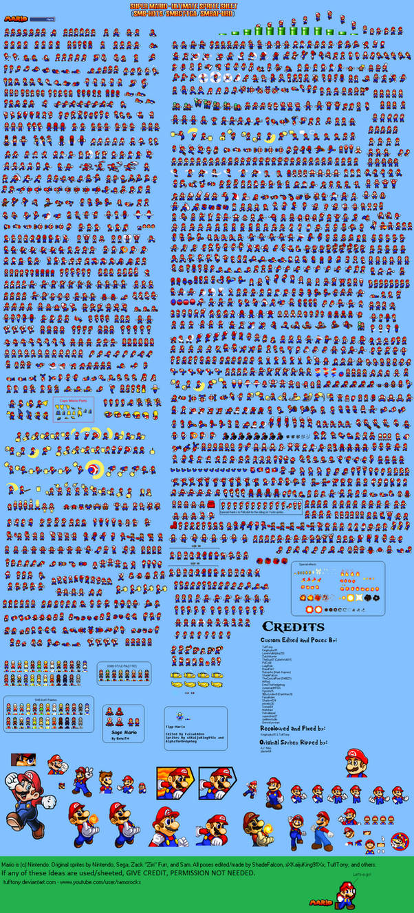 mario sprite sheet