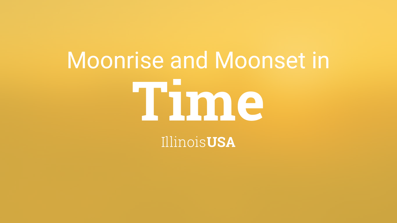 what time does the moonrise