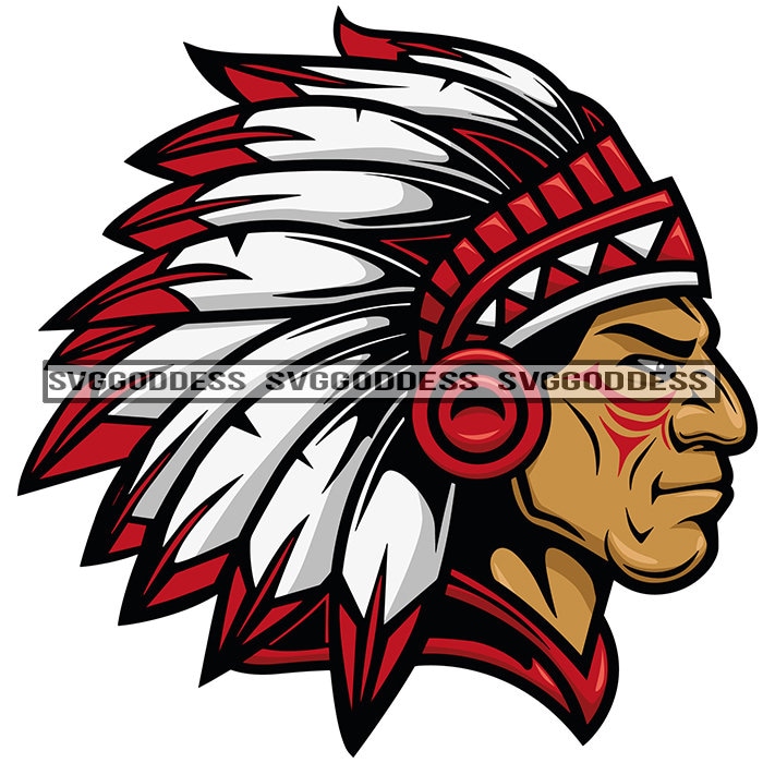 indian head clipart