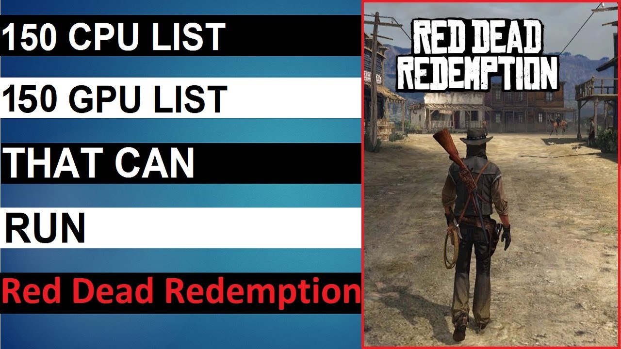 red dead redemption 1 pc system requirements