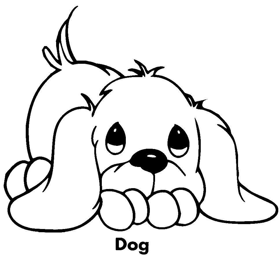 dibujos de perritos tiernos