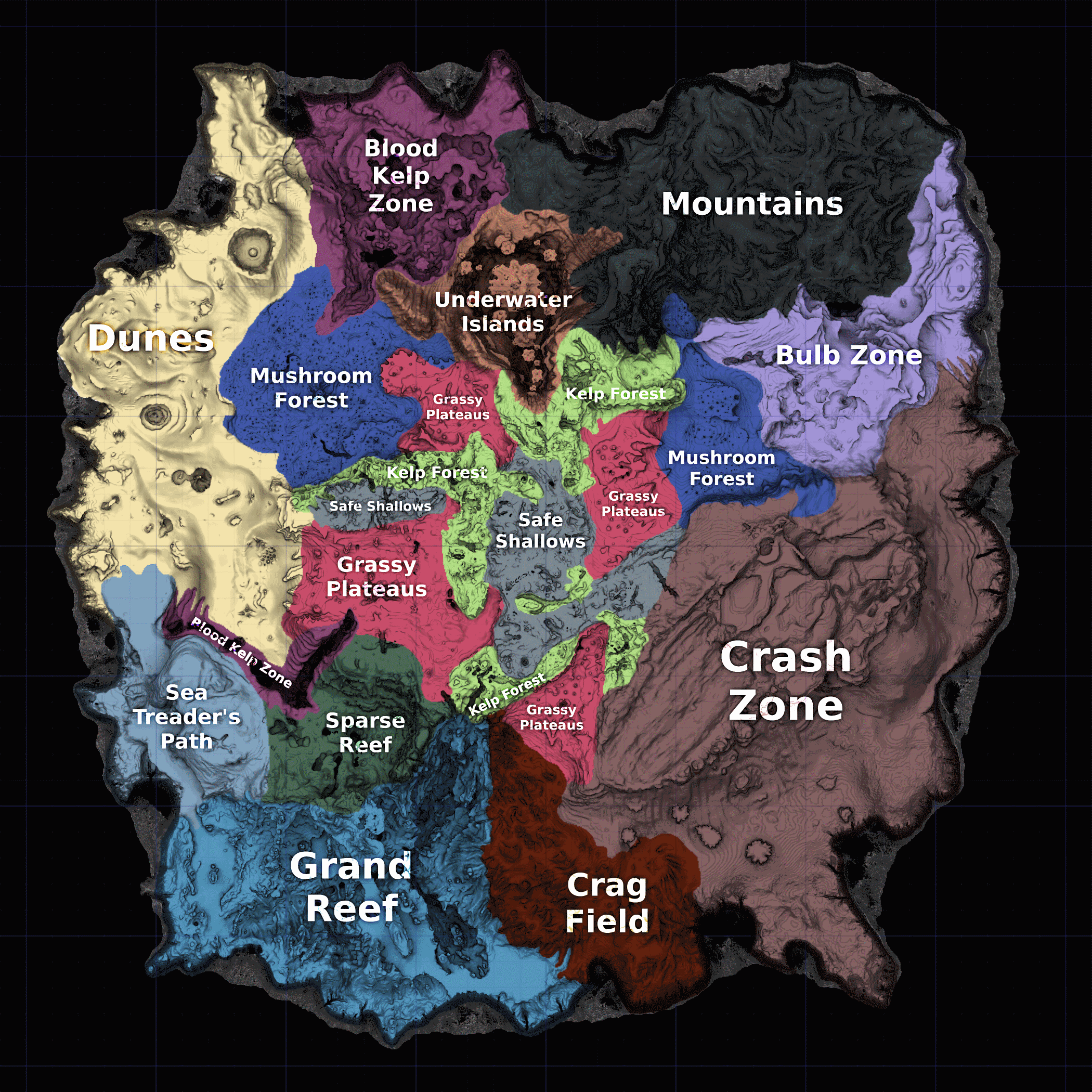 subnautica leviathan map