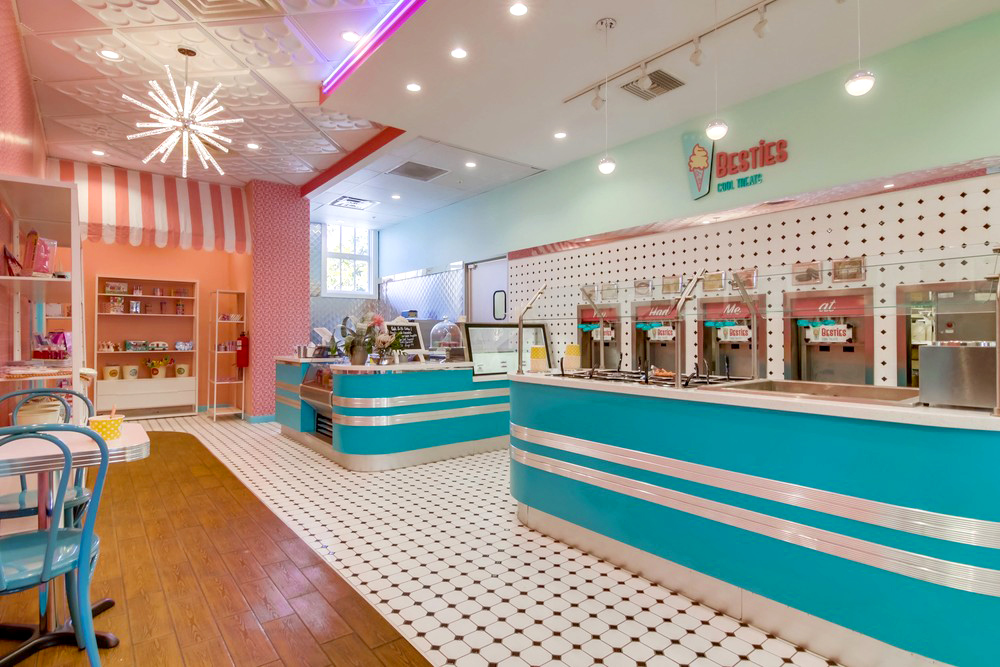 frozen yogurt shops