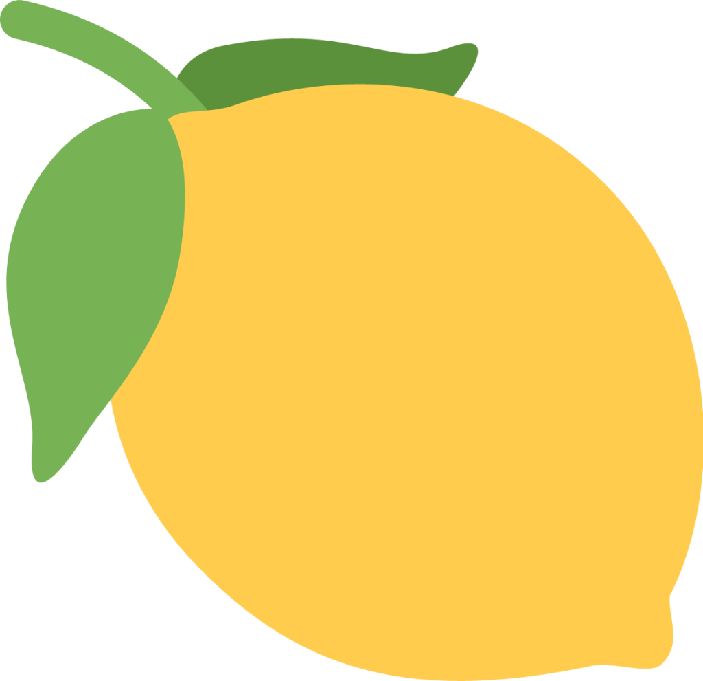 lemon emoji png