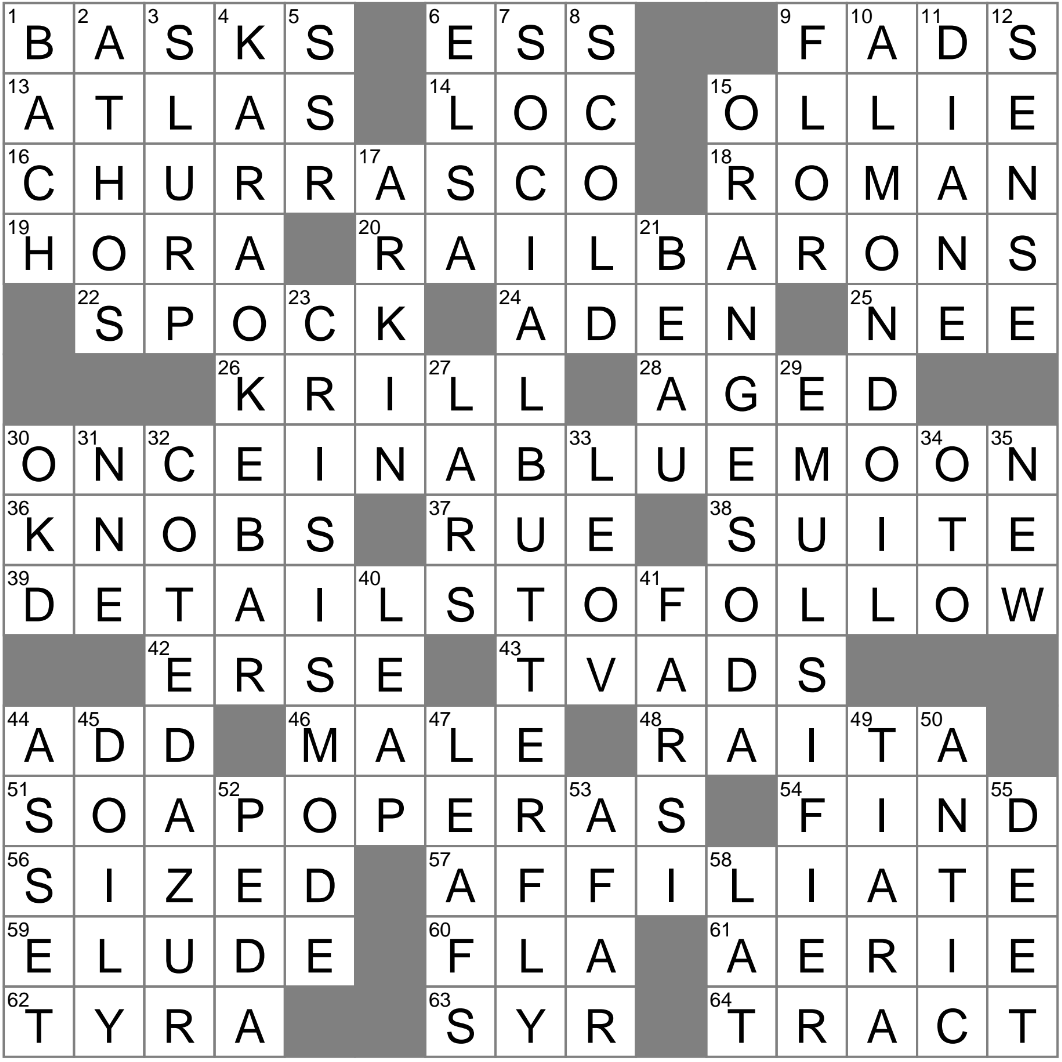 express crossword clue