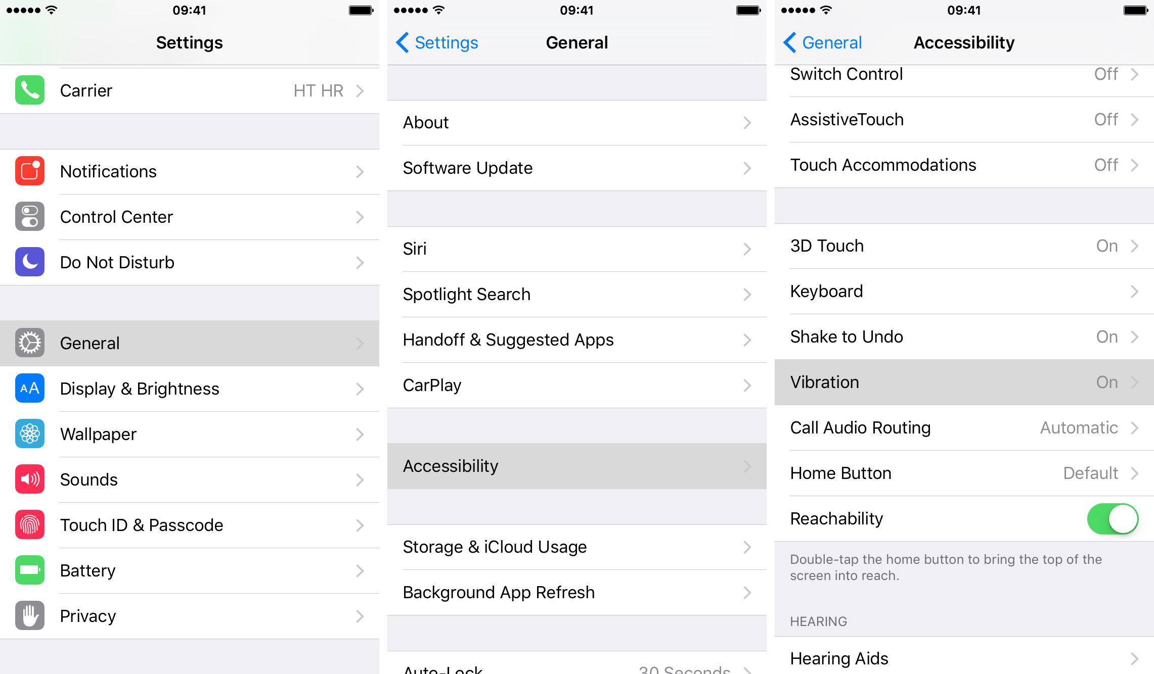 turn off vibration on iphone