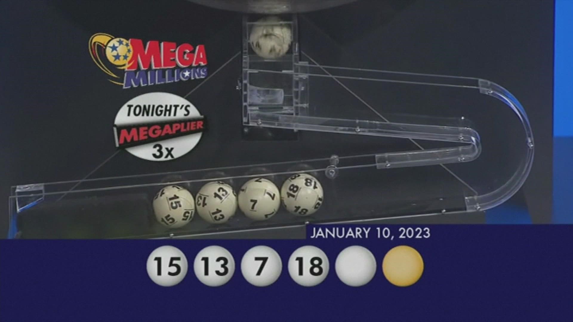 mega millions numbers jan 10th 2023