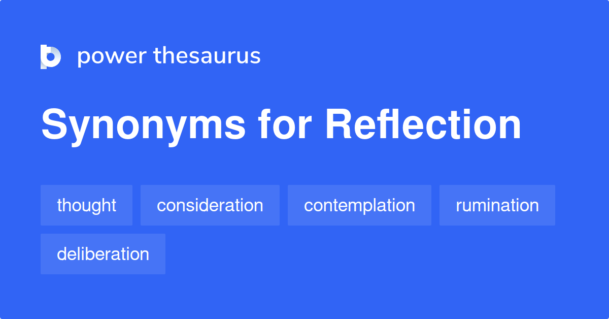 synonym for reflection