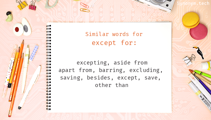 excepted synonym