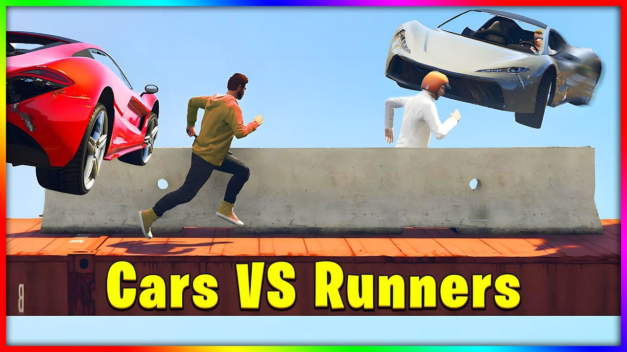 gta 5 how to play cars vs runners