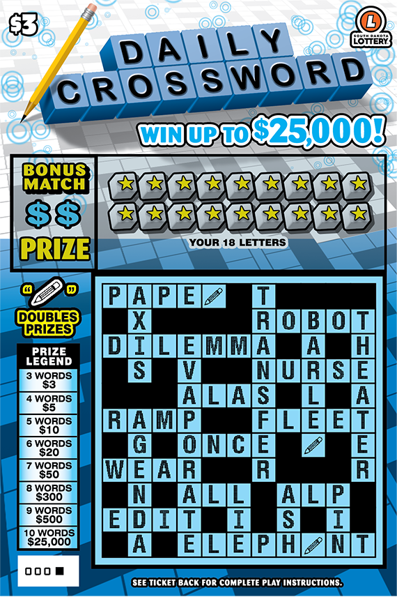 crossword scratch ticket