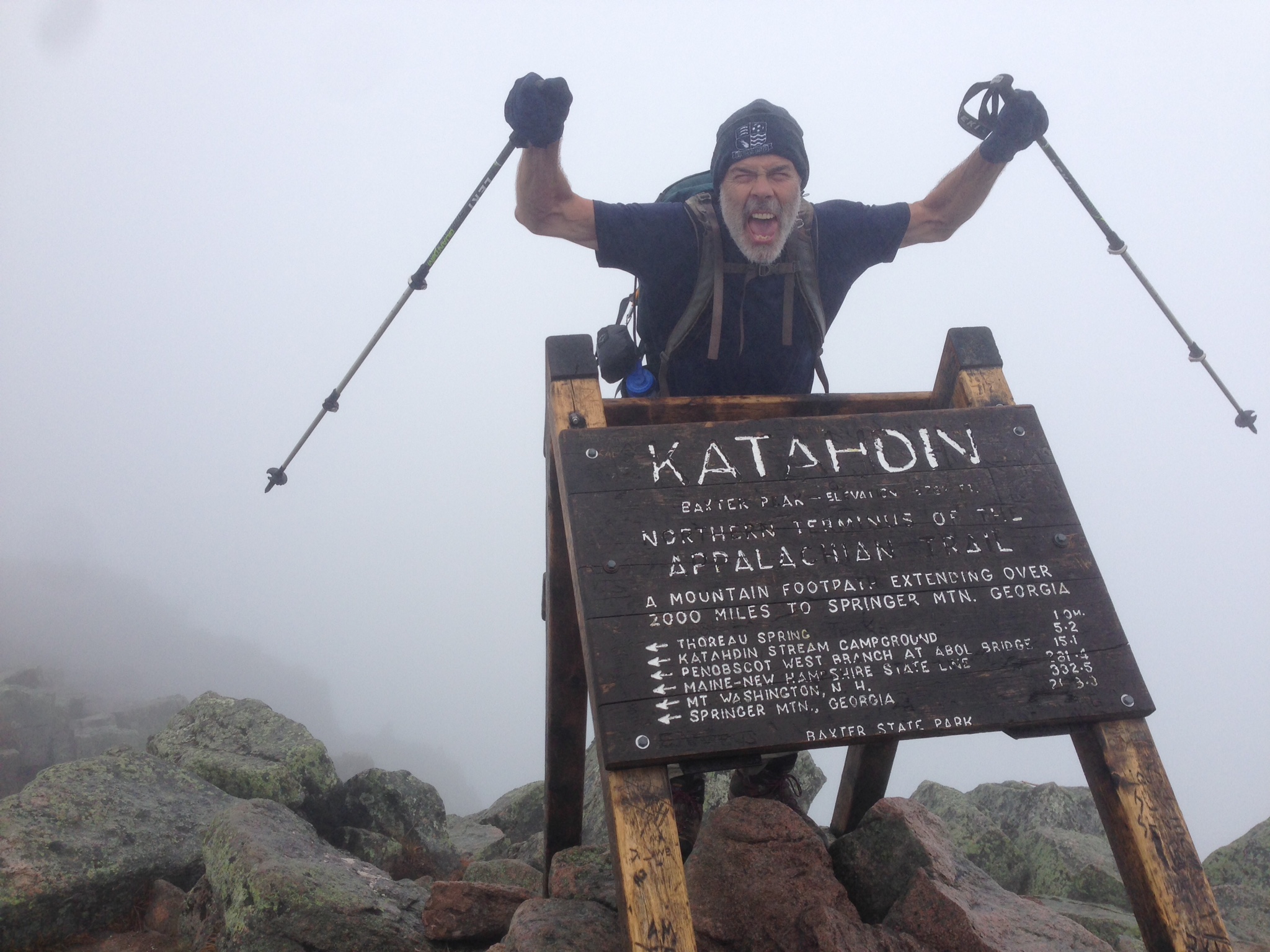 mighty blue on the appalachian trail