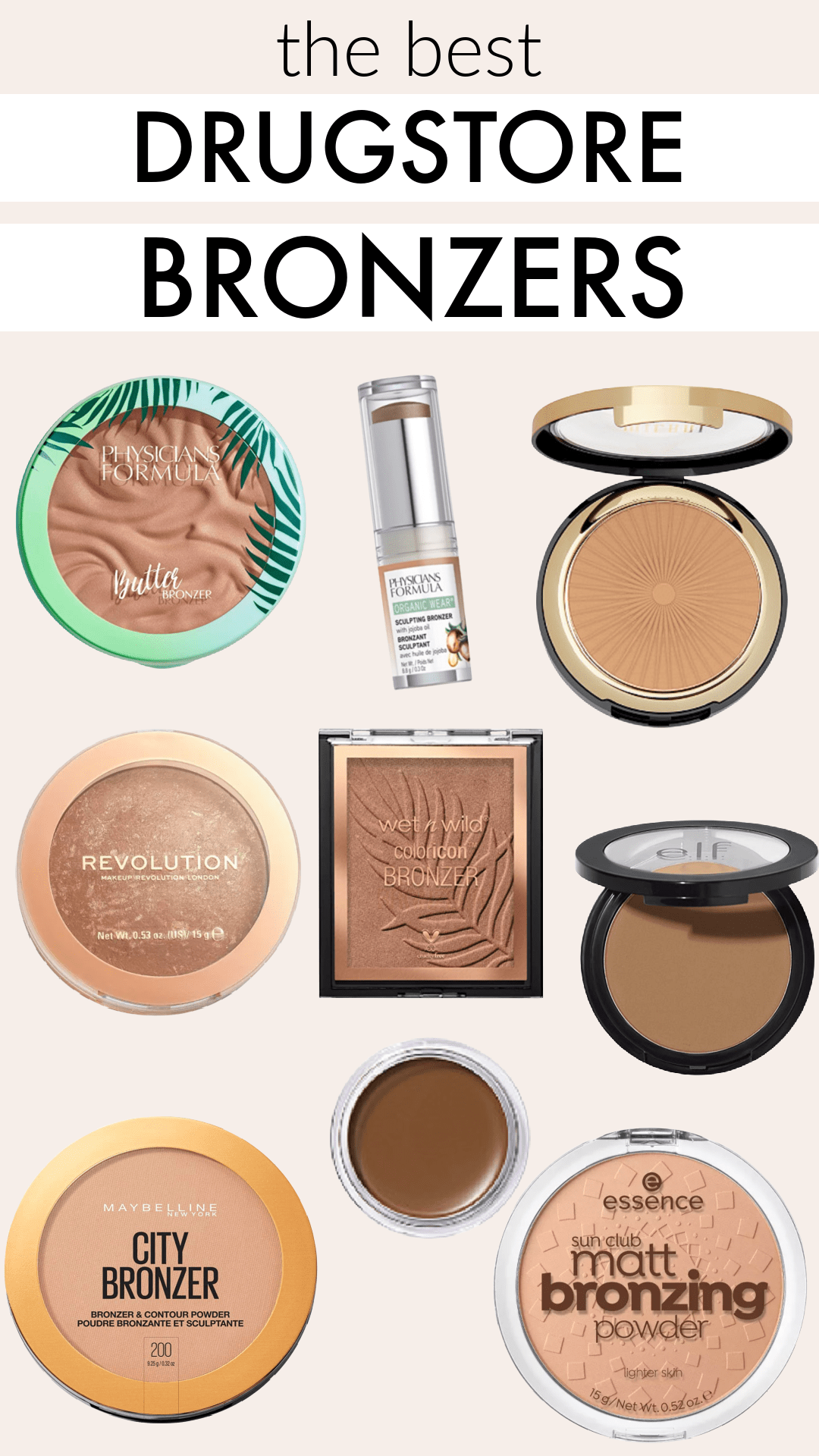 best drugstore bronzers