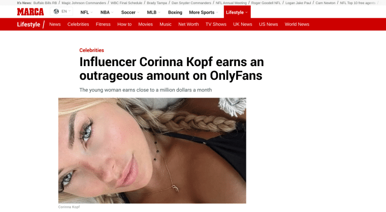 corinna kopf only fan