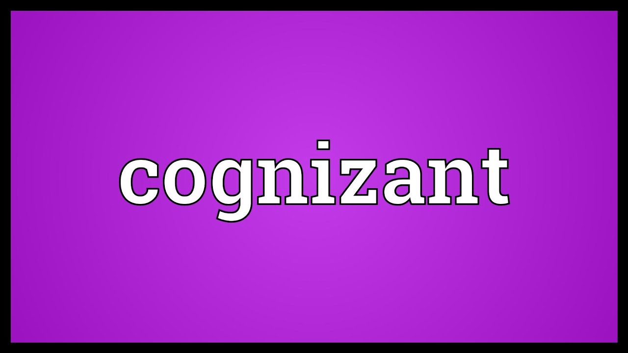 cognizant meaning in malayalam