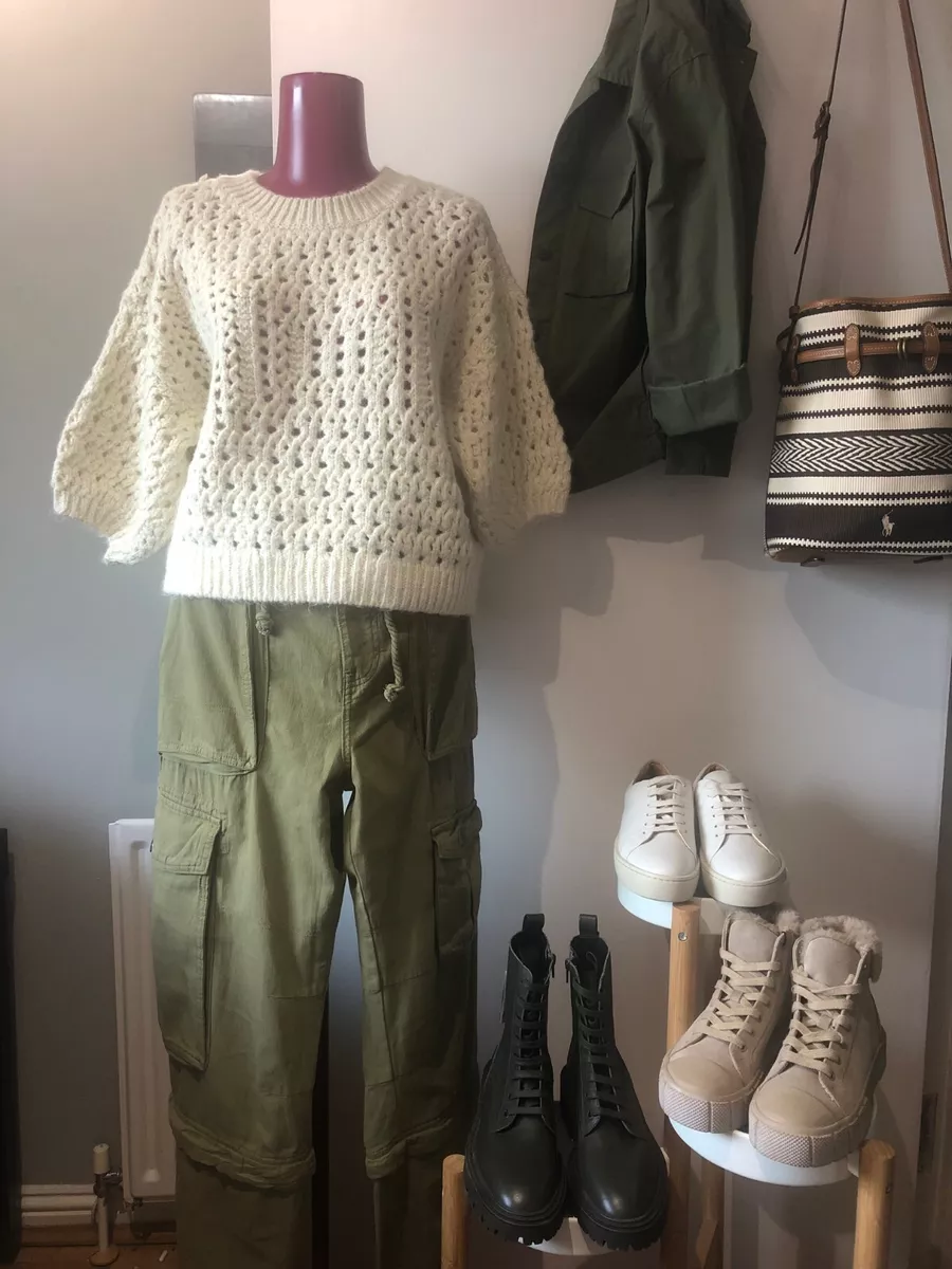 zara cream jumper