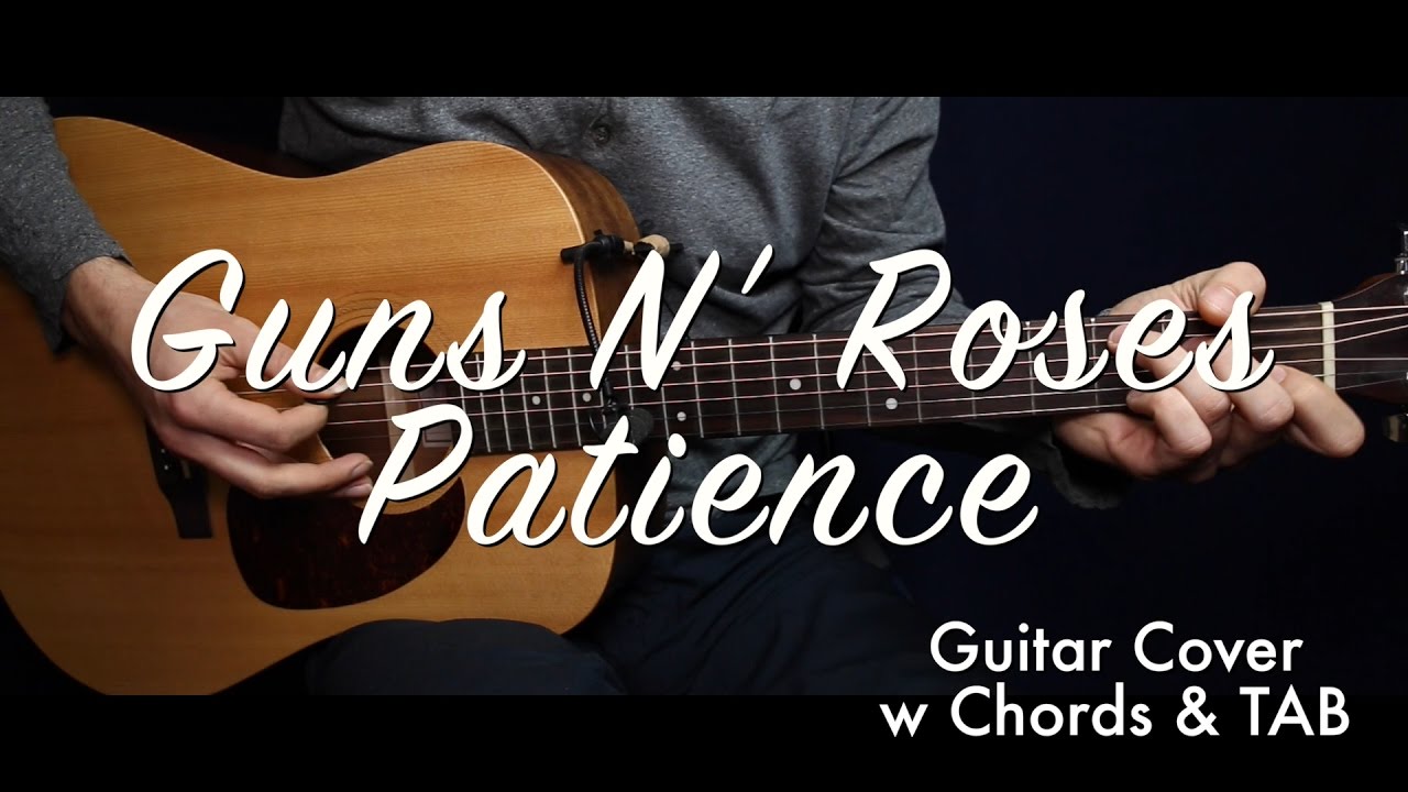 patience chords guns and roses