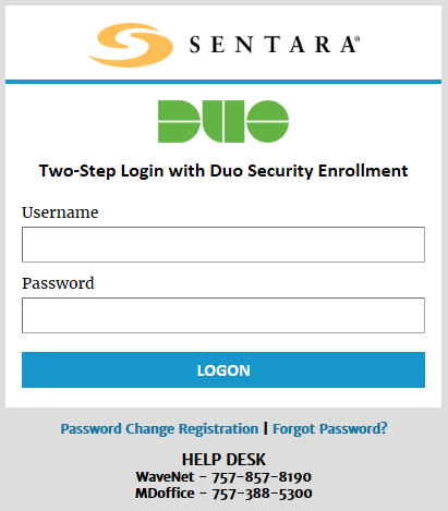 sentara portal login employee