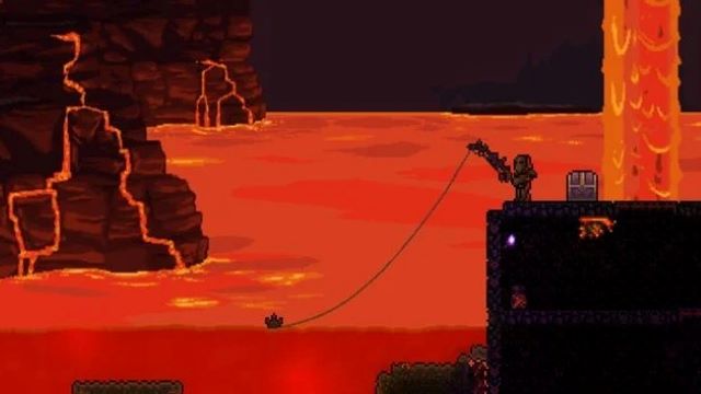 lava fishing terraria