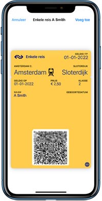 amsterdam haarlem train ticket price