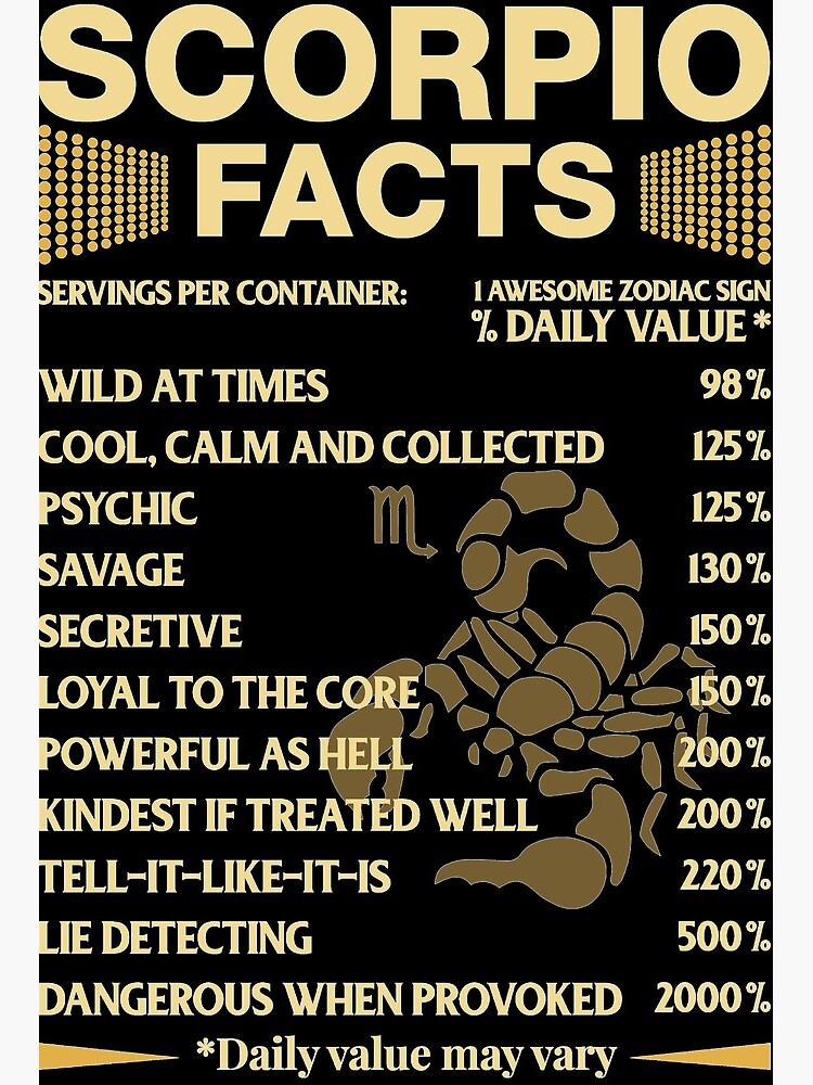 scorpio zodiac facts