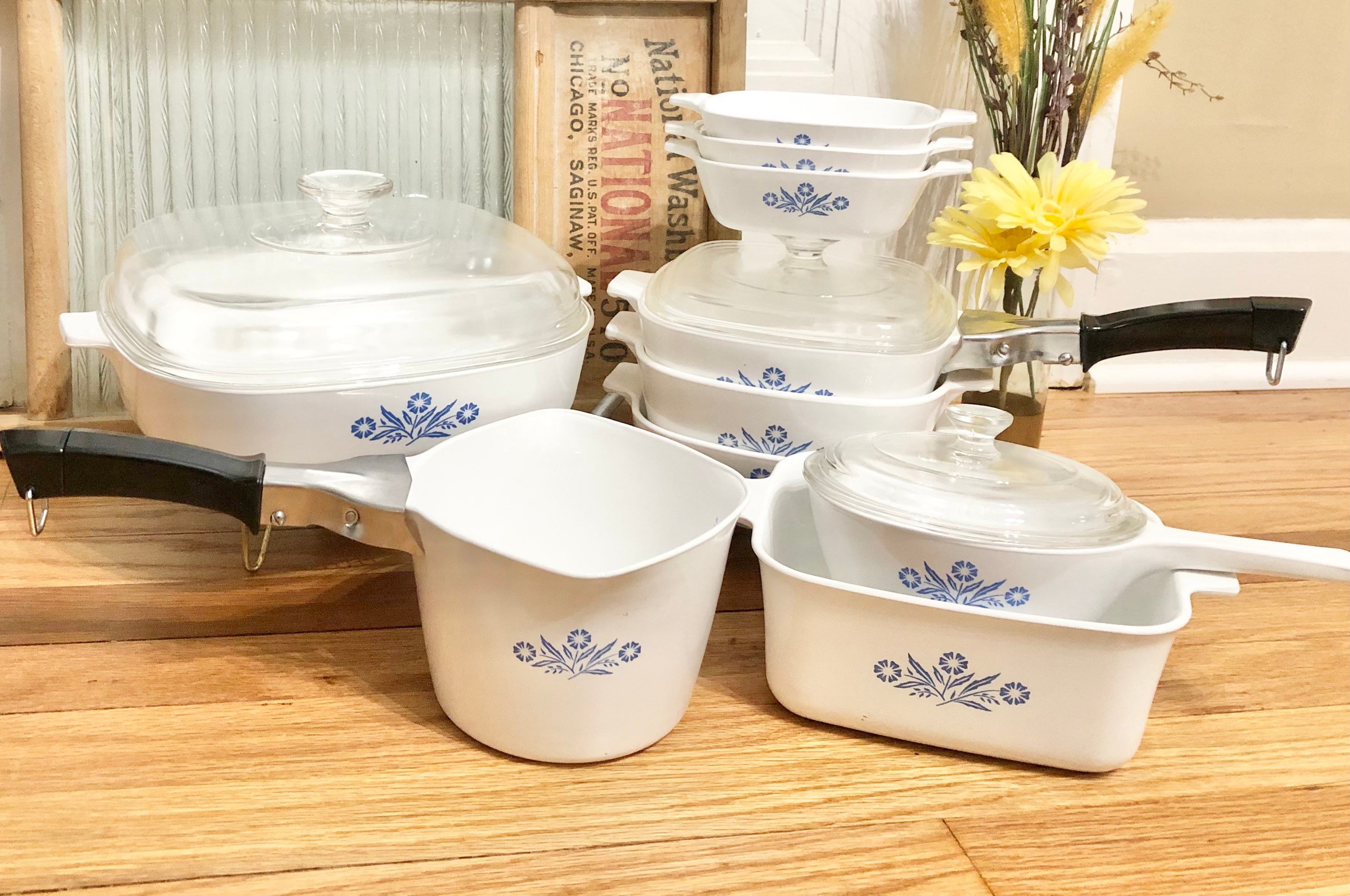 corningware cornflower