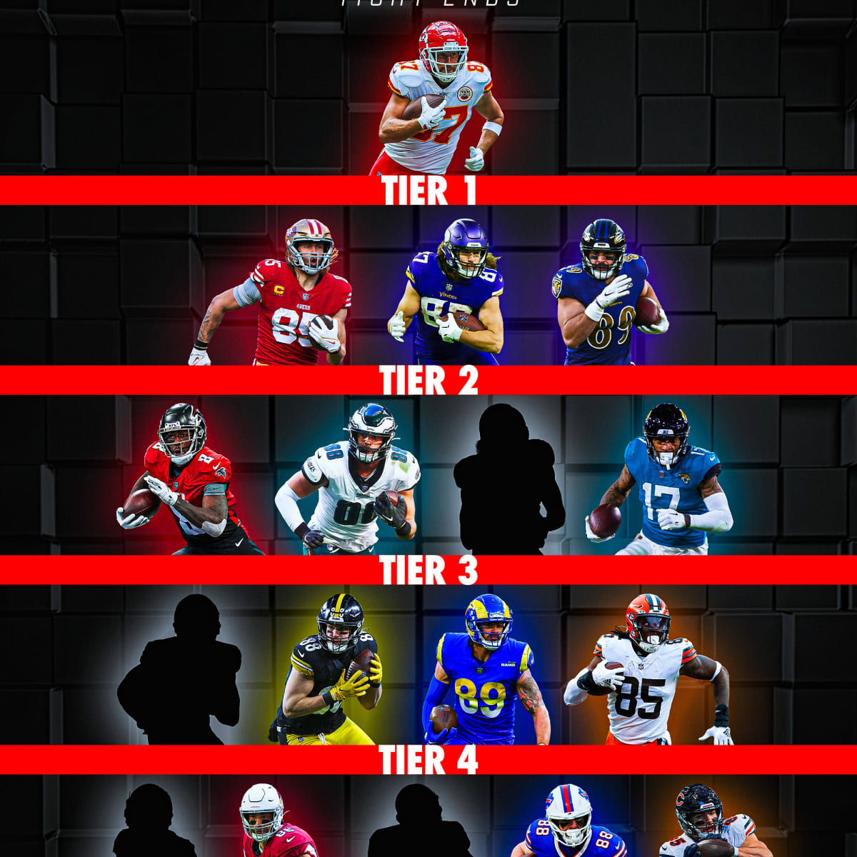 fantasy football tiered rankings 2023