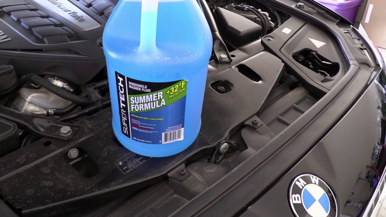 windshield wiper fluid bmw