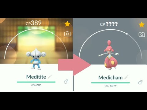 what level does meditite evolve