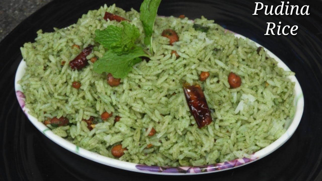 pudina rice recipe in kannada