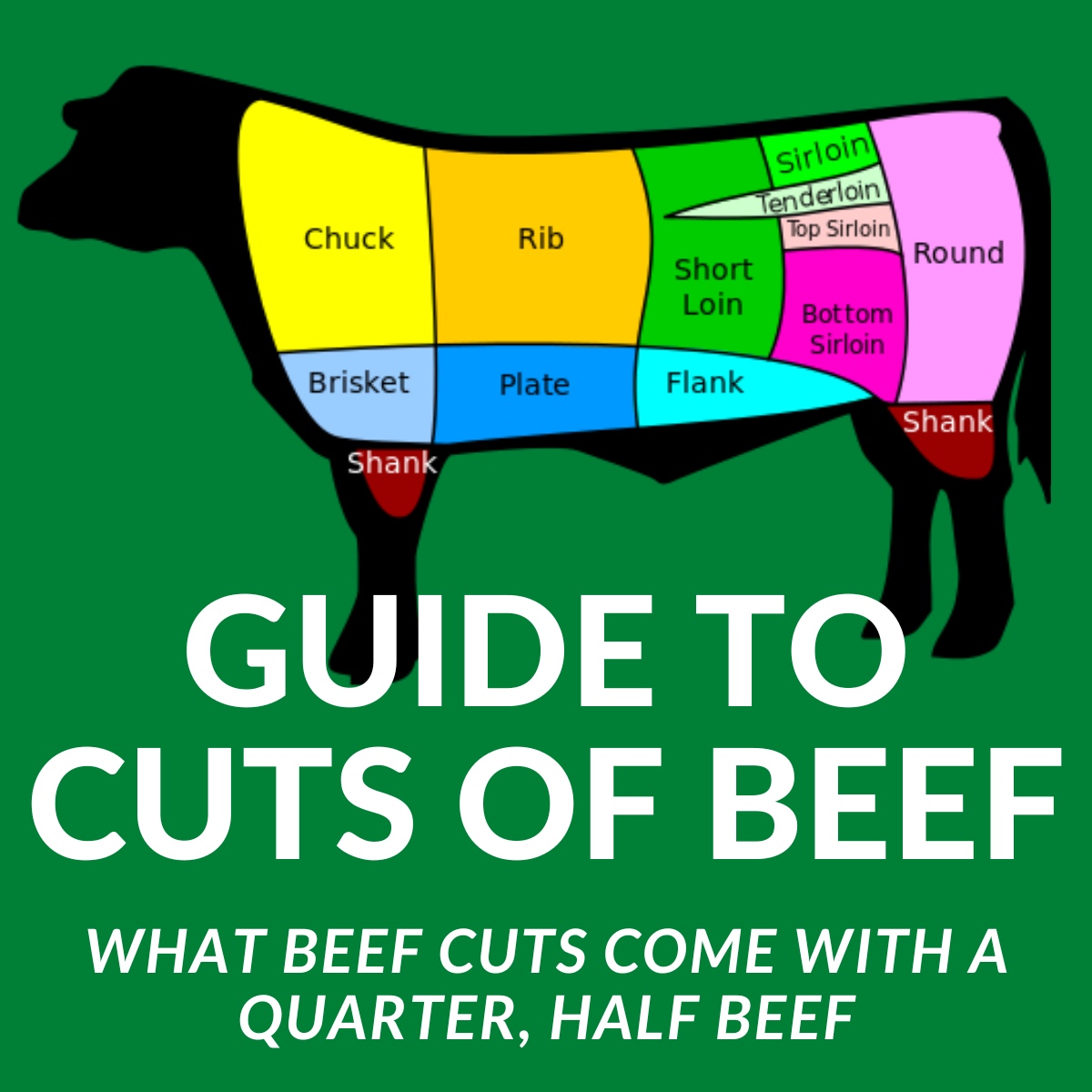 cow beef diagram