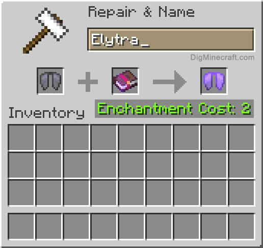 minecraft elytra enchants