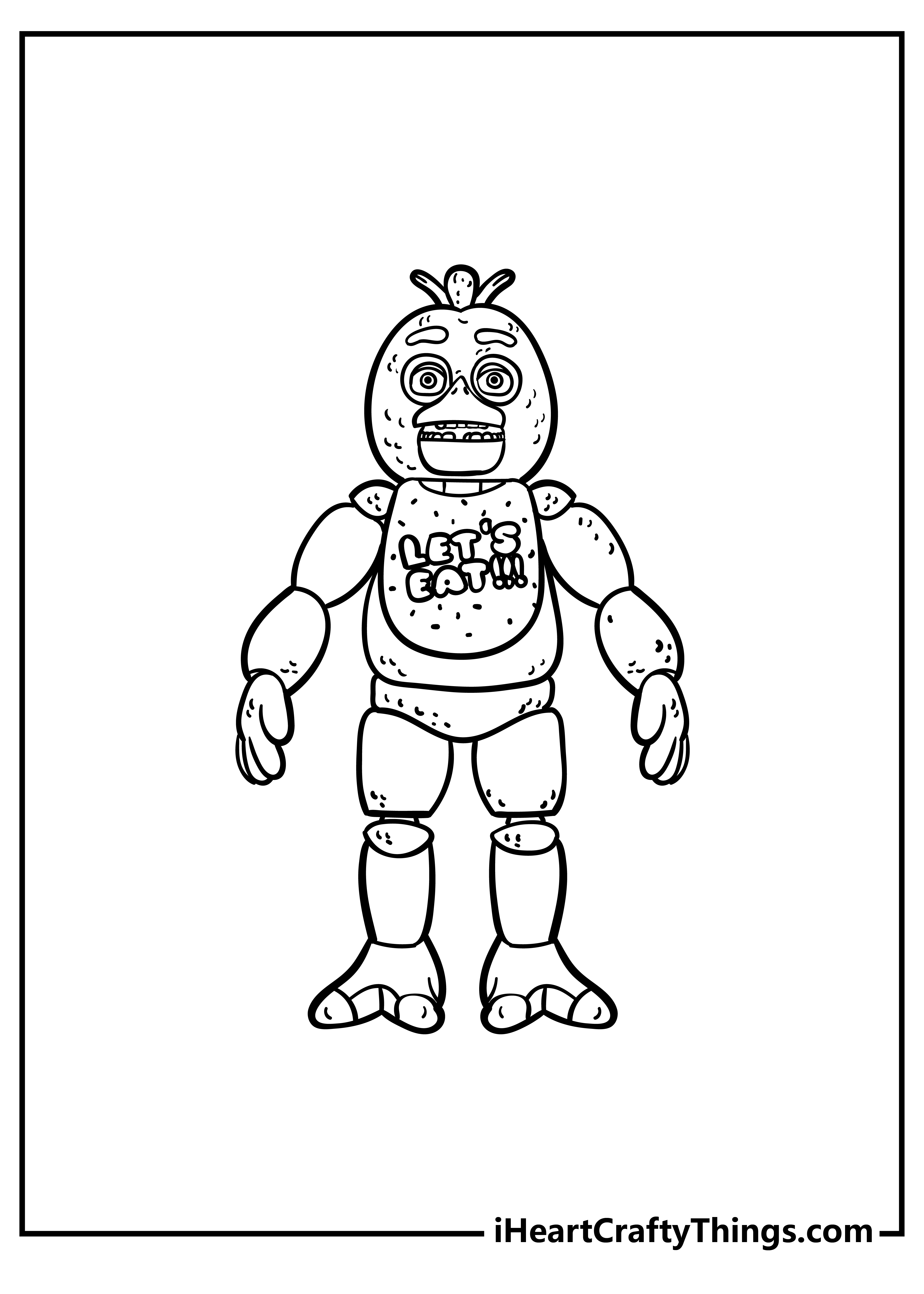 fnaf pictures to color