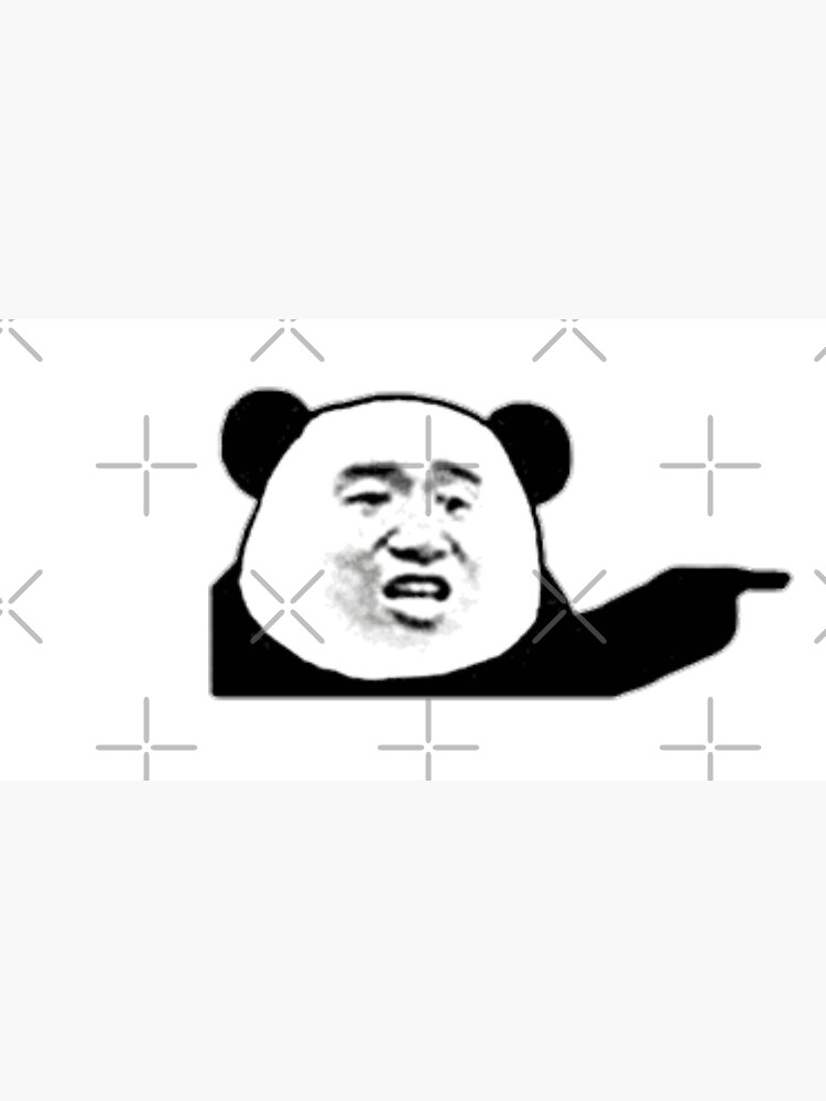 panda meme face